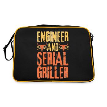 Engineer and Serial Griller - Retro Bag - black/gold - Back