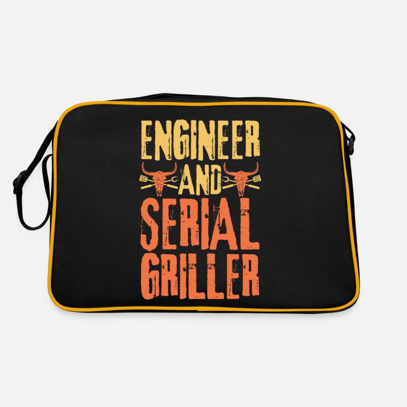 Ingénieur et Serial Griller Sac Retro