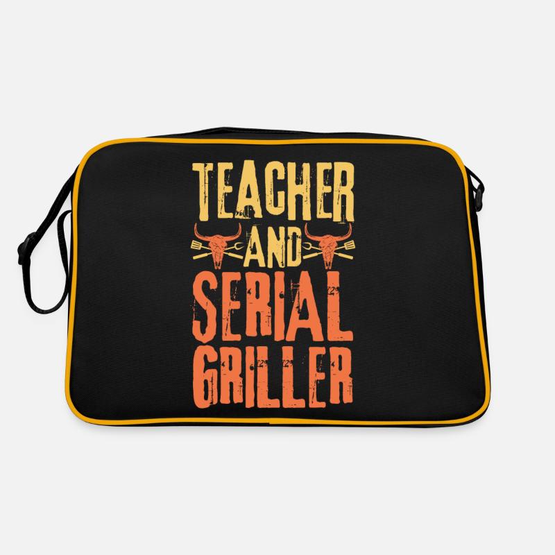 Enseignant et gril en série Sac Retro