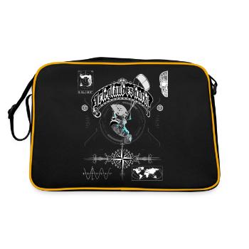 I think it's hacking kiters - Retro Bag - black/gold - Back