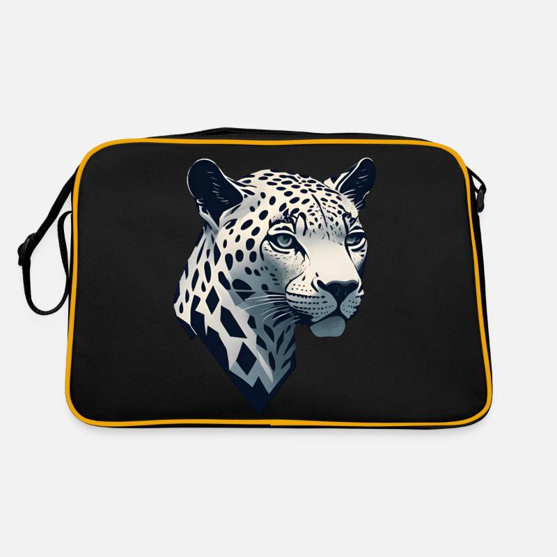 Minimalist Leopard Head Retro Bag