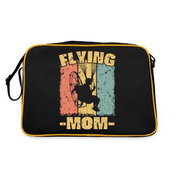 Maman paramoteur - Sac Retro - noir/or - Dos