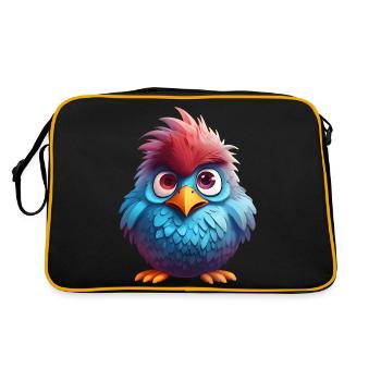 Fluffy Feathered Darling - Sac Retro - noir/or - Dos