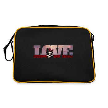 Sidback Unltd. -Amour éternel - Sac Retro - noir/or - Dos
