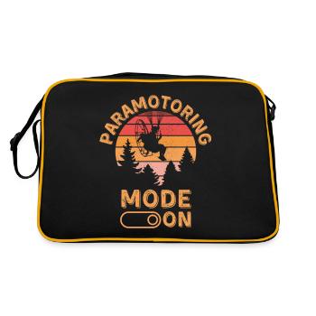 Mode paramoteur activé - Sac Retro - noir/or - Dos