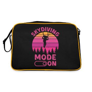 Mode parachutisme activé - Sac Retro - noir/or - Dos