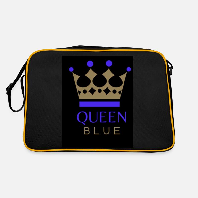 Queen🔵 blue Retro Tasche