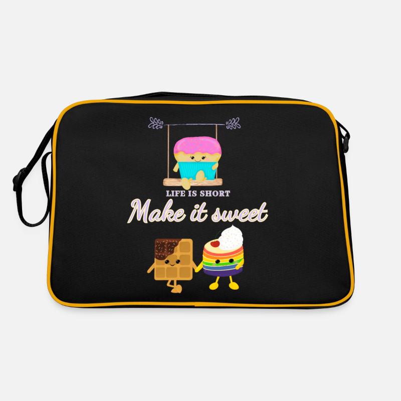 La vie est courte rendez-la douce Sac Retro
