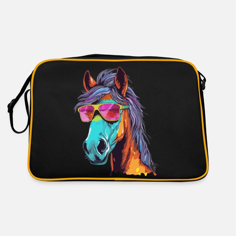 Tempete das Pferd Retro Tasche