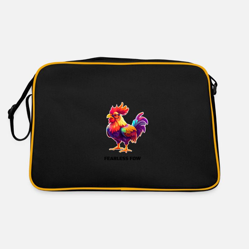 FEARLESS FOW - Retro Tasche - Schwarz/Gold