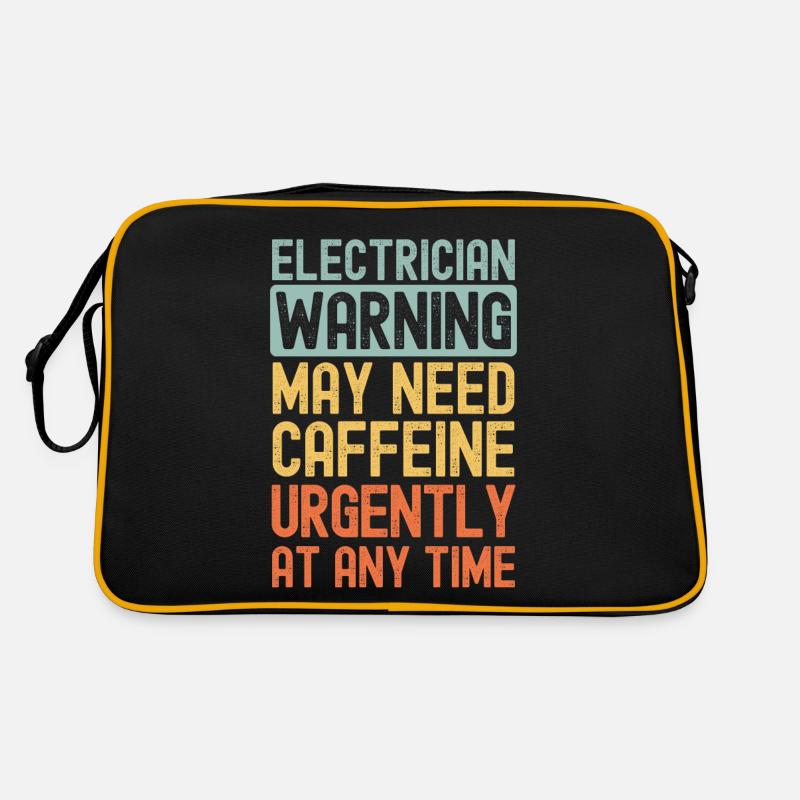 Electrician need coffee urgently Retro Bag
