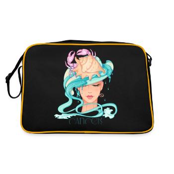 Cancer - Sac Retro - noir/or - Dos
