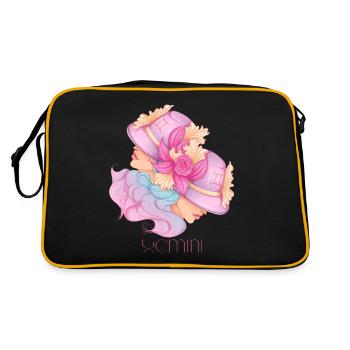 Gemini - Retro Bag - black/gold - Back