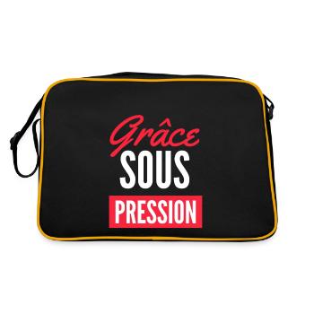 t shirt GRACE SOUS PRESSION - Sac Retro - noir/or - Dos