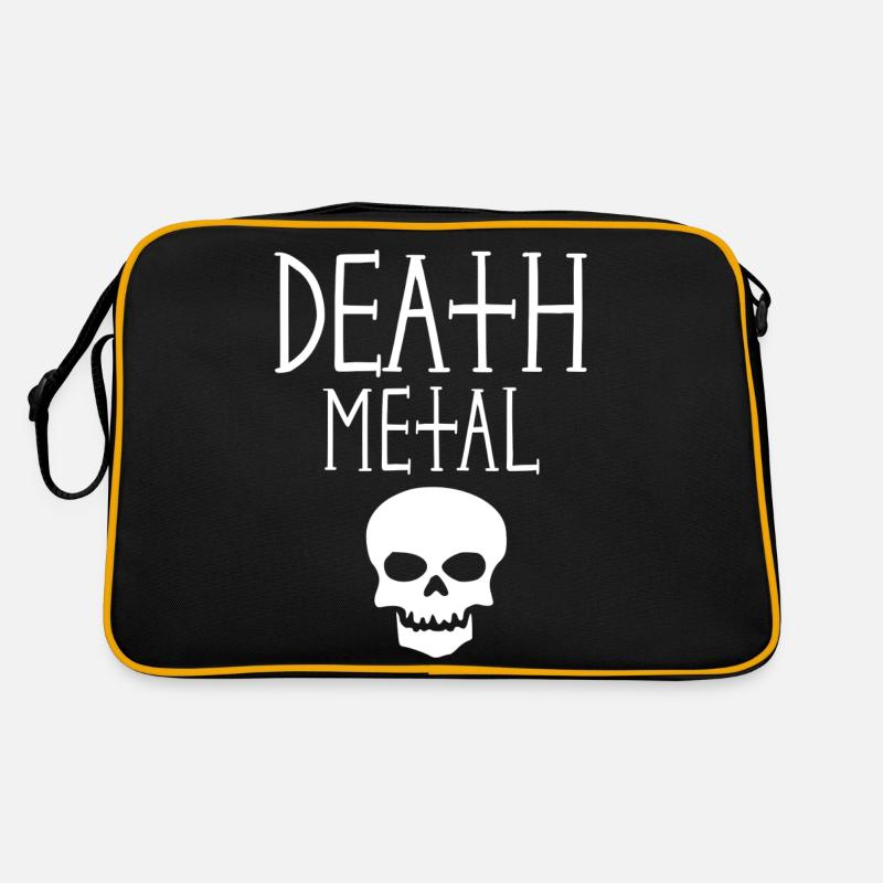 Crâne de death metal Sac Retro