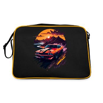 Classic sports car - Retro Bag - black/gold - Back