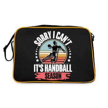 Handball Joueurs de handball - Sac Retro - noir/or - Dos
