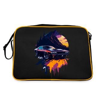 Classic sports car - Retro Bag - black/gold - Back