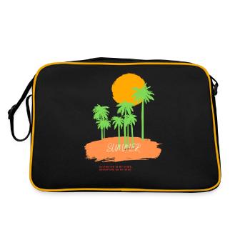 Buzzer - Sac Retro - noir/or - Dos