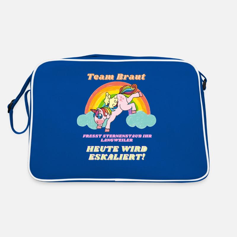 Einhorn JGA Retro Tasche