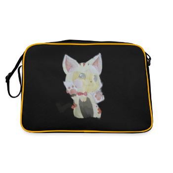 Kitten - Retro Bag - black/gold - Back