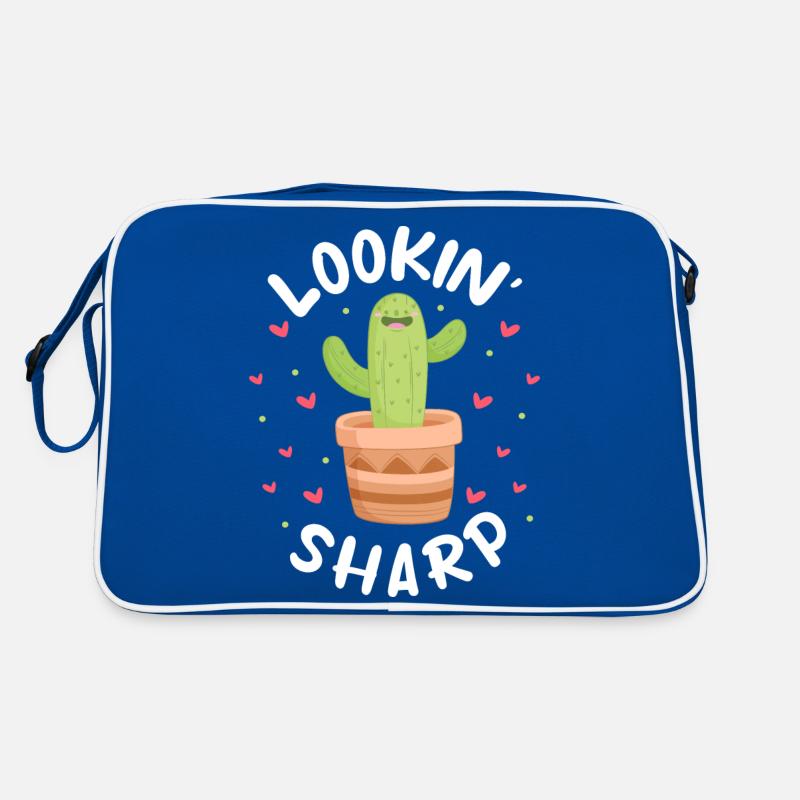 Lookin' sharp cactus Retro Bag
