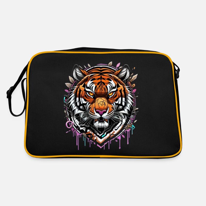 Graffiti Tiger Retro Tasche