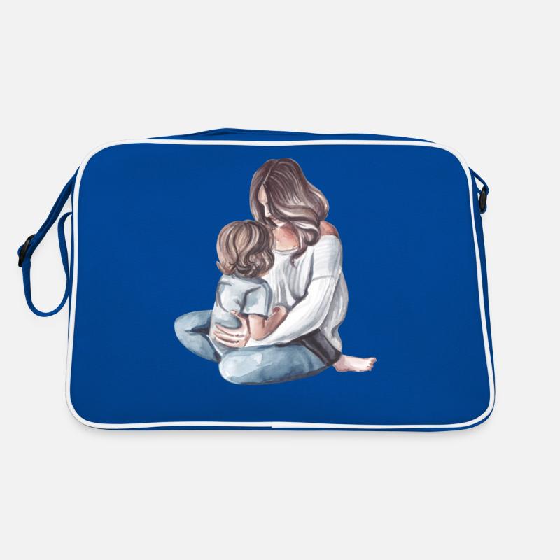 Mutter und Kind Retro Tasche