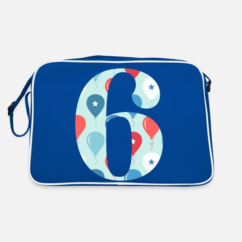 6th anniversary balloon Retro Bag