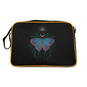 All-Seeing Butterfly - Retro Bag - black/gold - Back