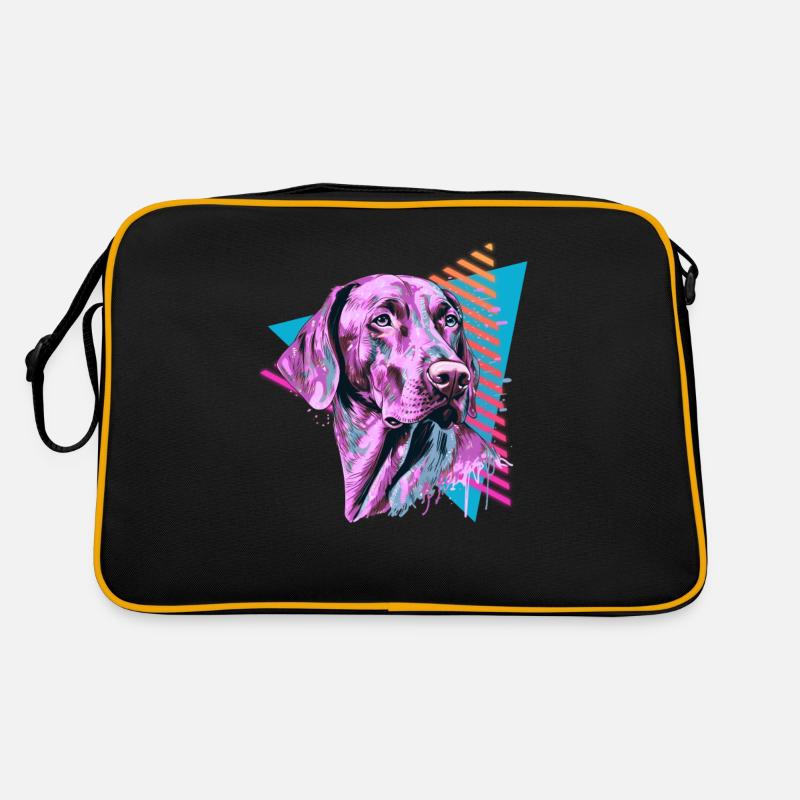 Vizsla 80er Jahre Stil Retro Tasche