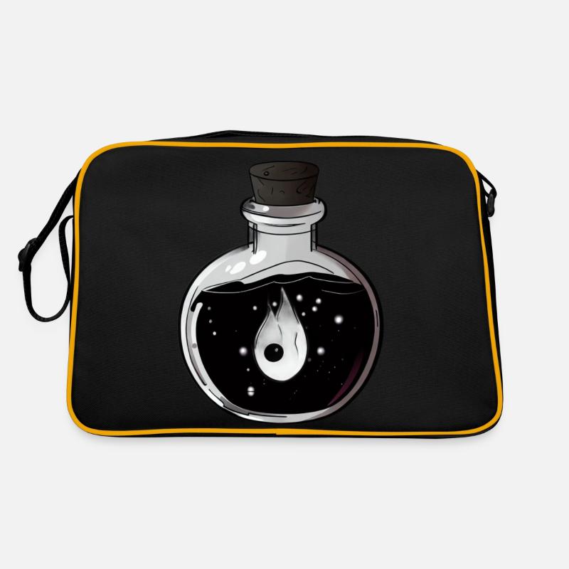 Elixir of Love, Black Magic - Retro Bag - black/gold