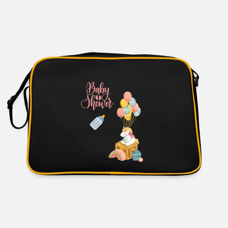 Babyshower 2 - rosa Retro Tasche