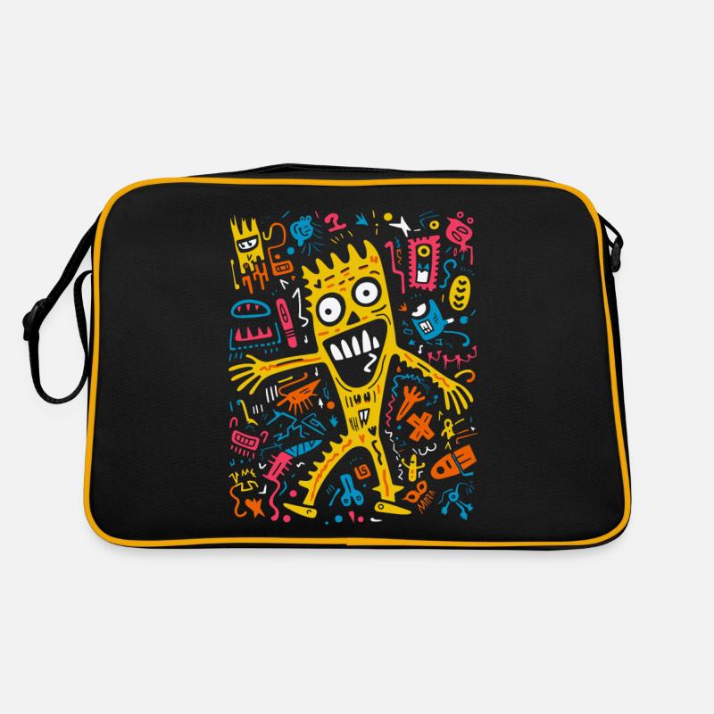 Moons melodischer Heuler Retro Tasche
