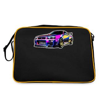 Jdm / Tuning / Turbocharger / Rims / Chiptuning - Retro Bag - black/gold - Back