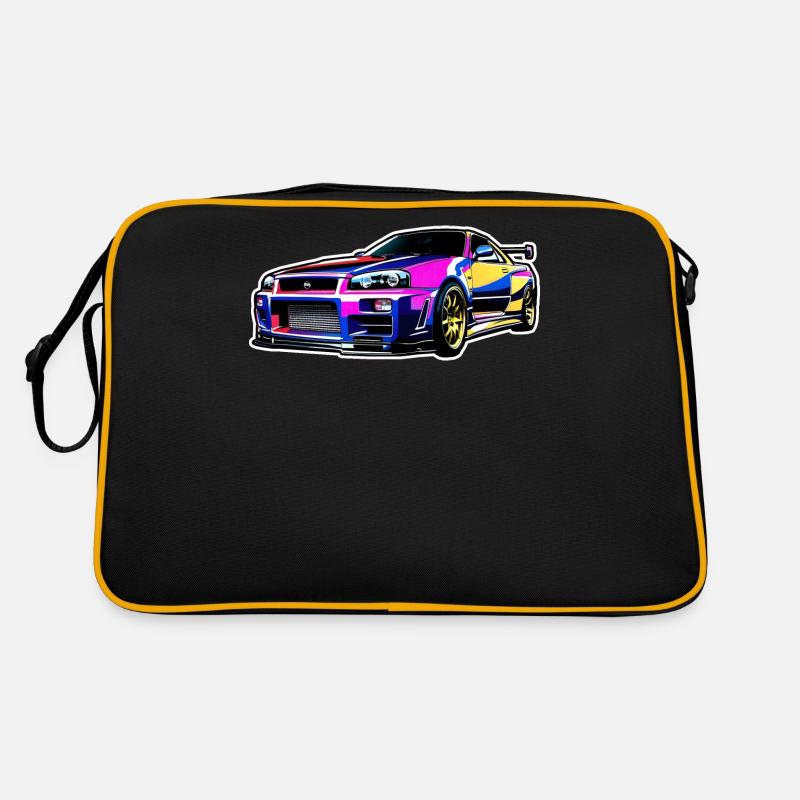 Jdm / Tuning / Turbolader / Felgen / Chiptuning Retro Tasche