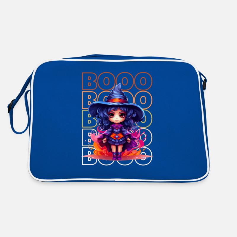Chibi Brew & Booo! Adorable sorcière Tee ! Sac Retro