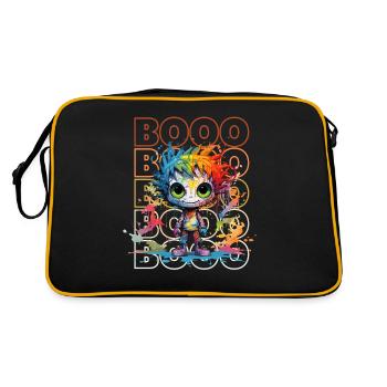 Chibi Dance & Booo! T-shirt Jovial Bones ! - Sac Retro - noir/or - Dos