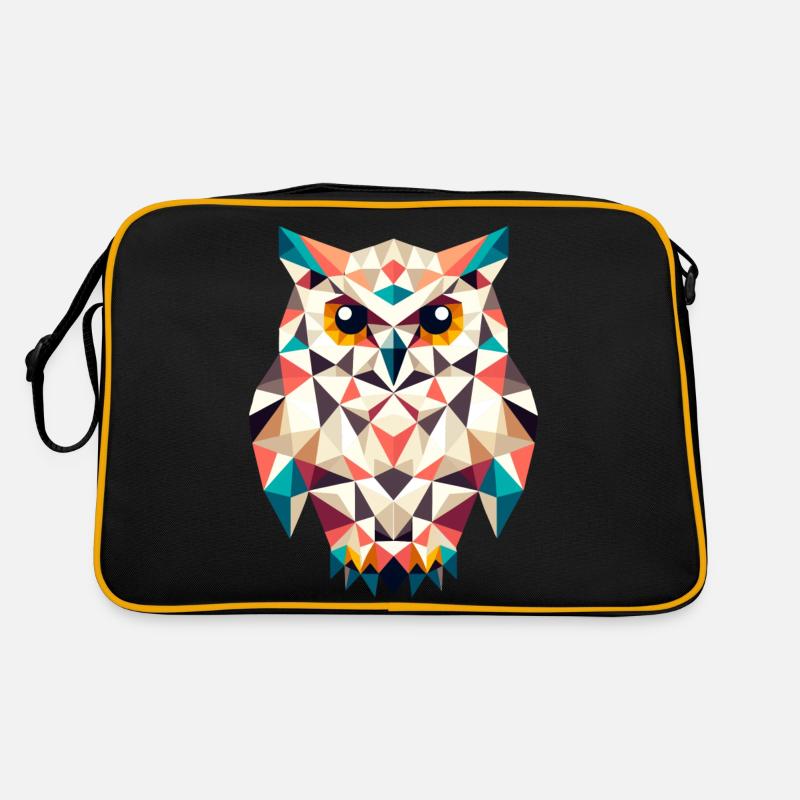 Eule // owl Retro Tasche