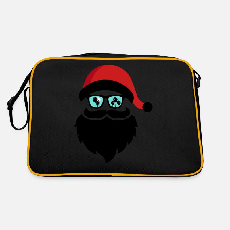 Weihnachtsmann Palmen Retro Tasche