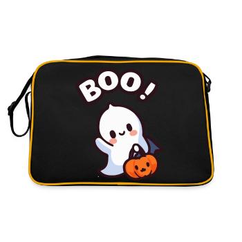 Halloween Ghost Baby - Retro Bag - black/gold - Back