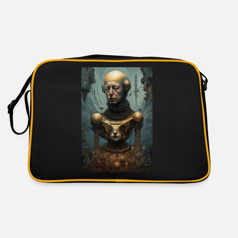 Ready for the future? - Retro Bag - black/gold
