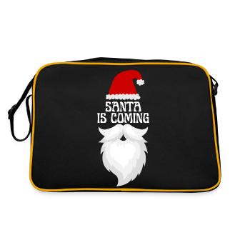 Le Père Noël arrive - Sac Retro - noir/or - Dos