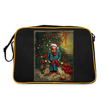 Christmas with Vincent - Retro Bag - black/gold - Back