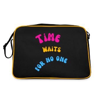 Time - Retro Bag - black/gold - Back