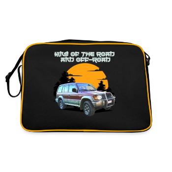 Road and Off-Road Sunset SUV - Retro Bag - black/gold - Back