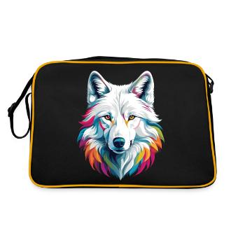 Loup blanc - Sac Retro - noir/or - Dos