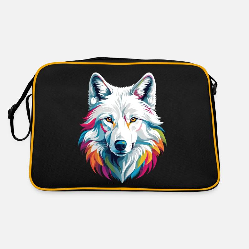 White wolf Retro Bag