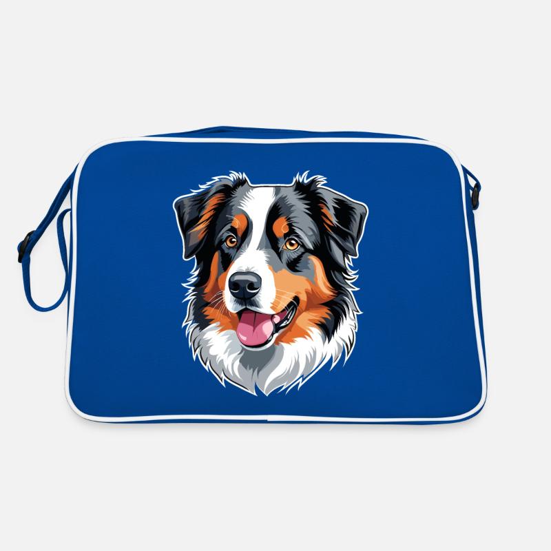 Australian Shepherd Retro Bag