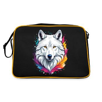 Arctic Wolf - Retro Bag - black/gold - Back